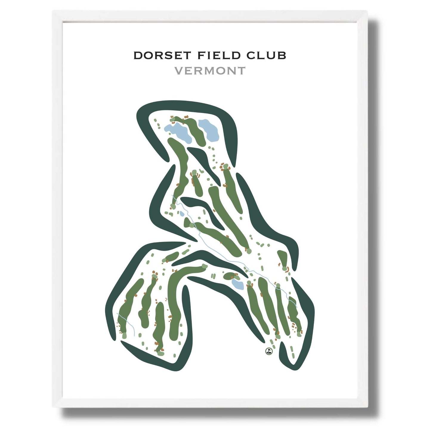 OLD Dorset Field Club, Vermont - Printed Golf Courses