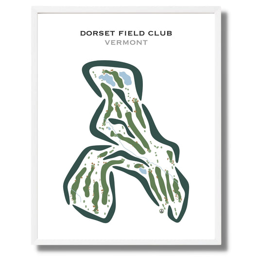 OLD Dorset Field Club, Vermont - Printed Golf Courses