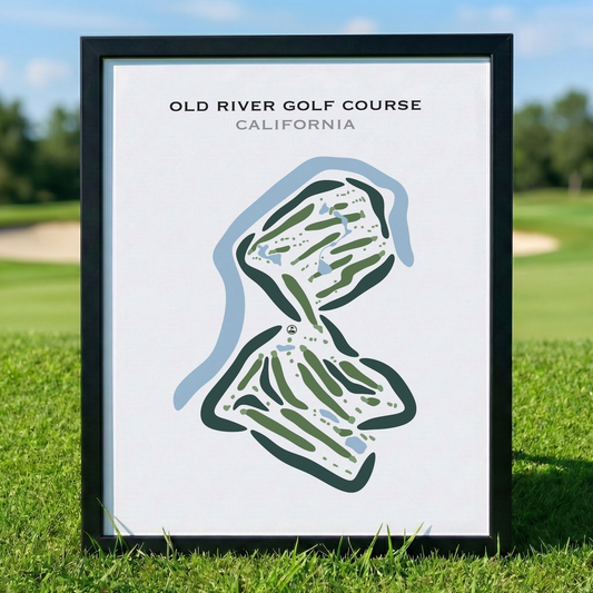 Old River Golf Course, California - Printed Golf Courses