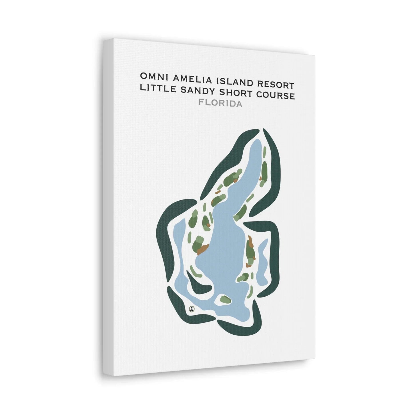 Omni Amelia Island Resort - Little Sandy Short Course Amelia Island, Florida - Printed Golf Courses
