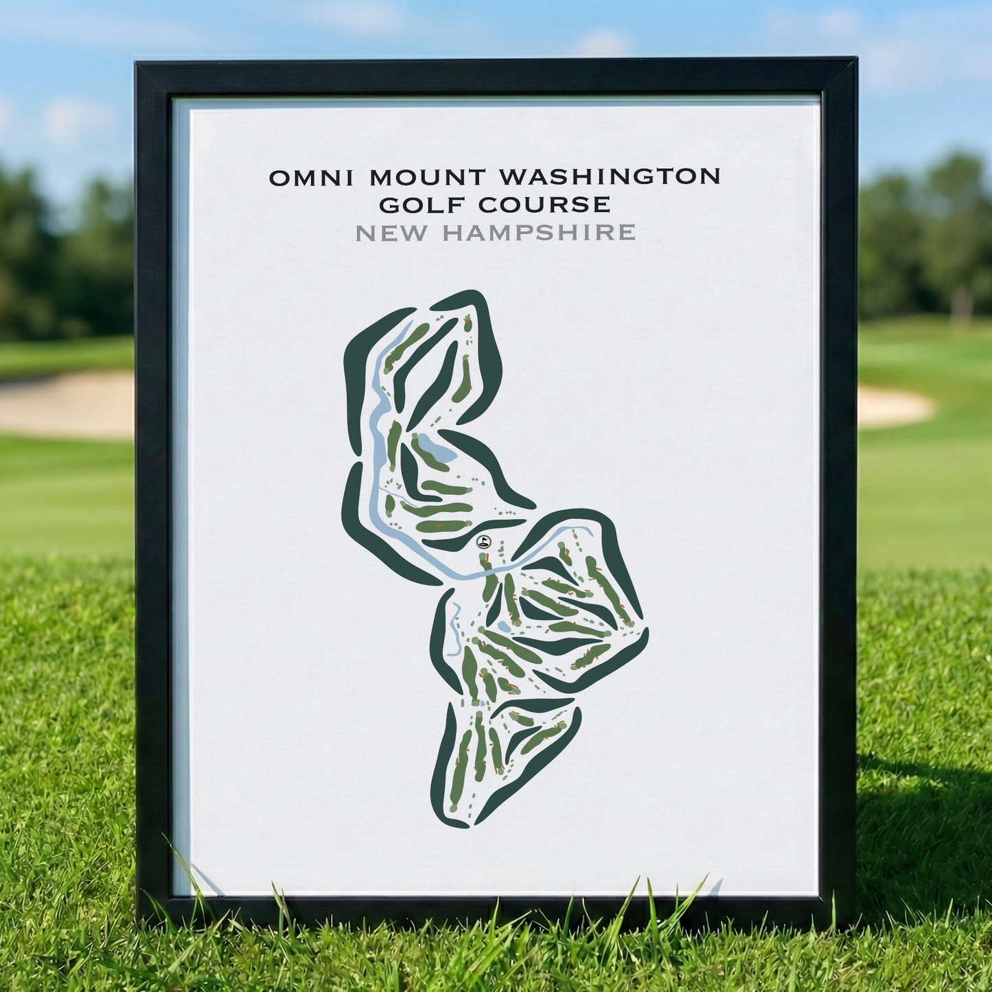 Omni Mount Washington Golf Course, New Hampshire - Printed Golf Courses