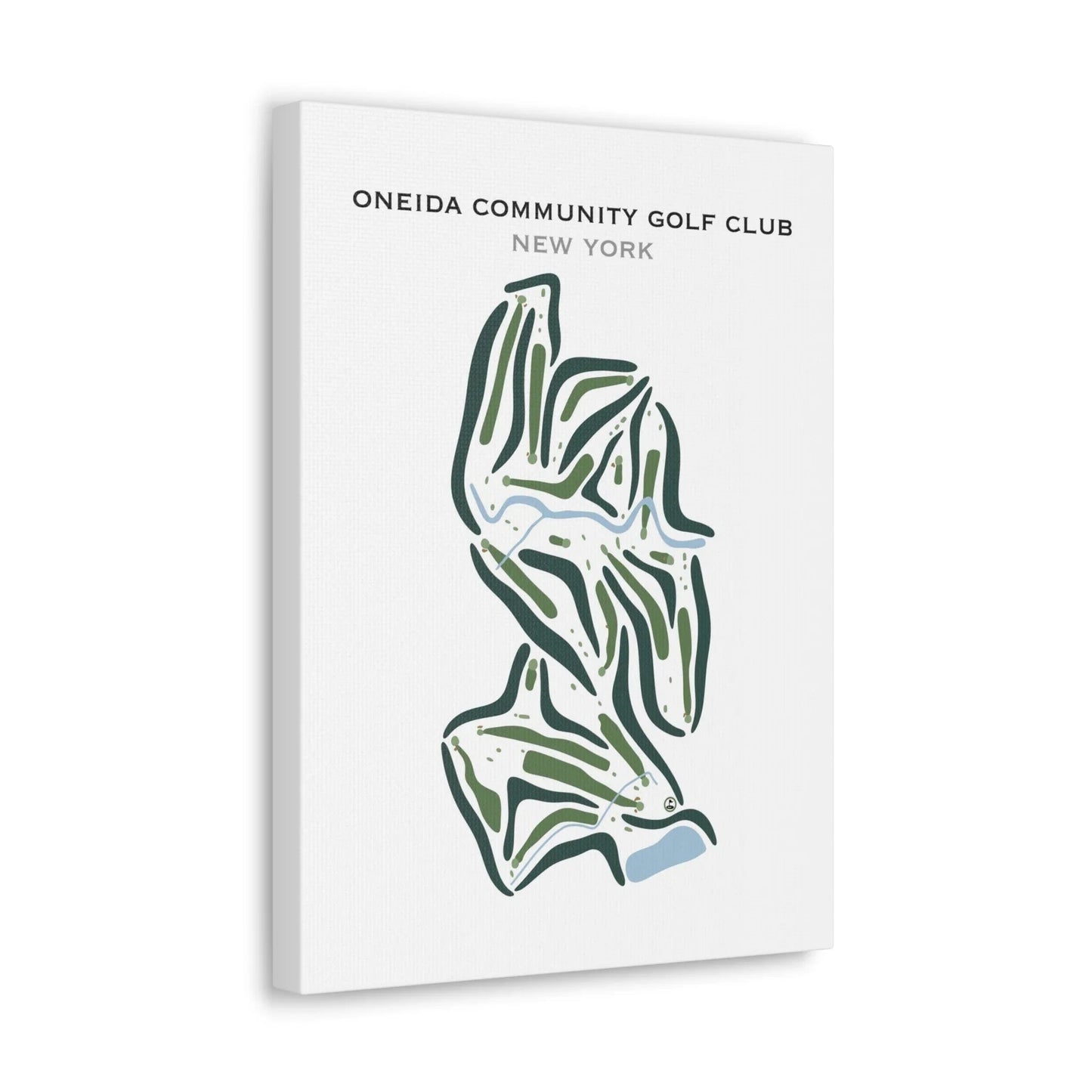 Oneida Community Golf Club, New York - Printed Golf Courses