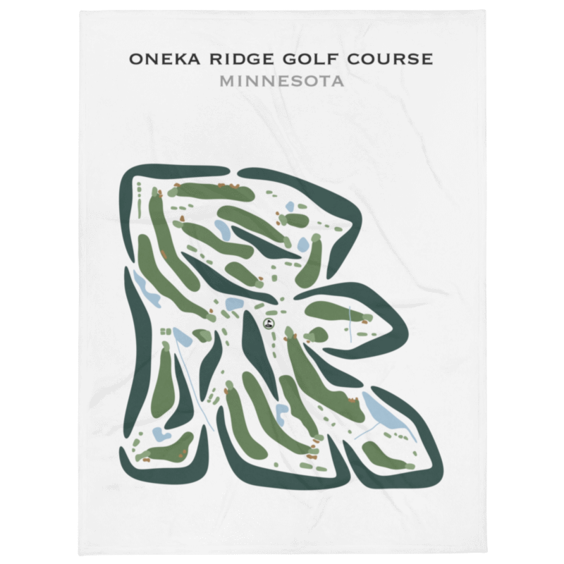 Oneka Ridge Golf Course, Minnesota - Printed Golf Courses