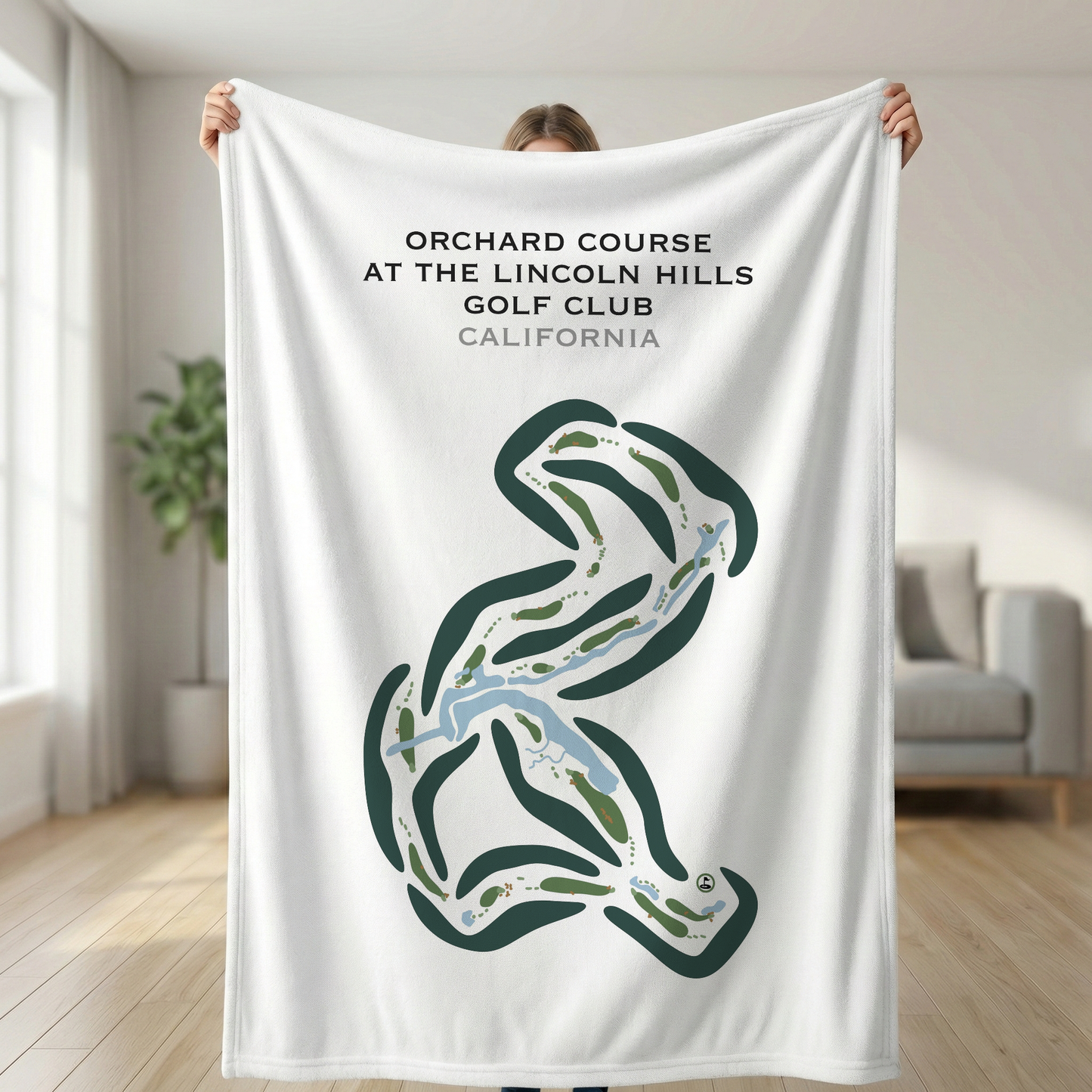 Orchard Course at The Lincoln Hills Golf Club, California - Printed Golf Courses