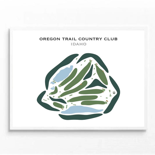 Oregon Trail Country Club, Idaho - Printed Golf Courses