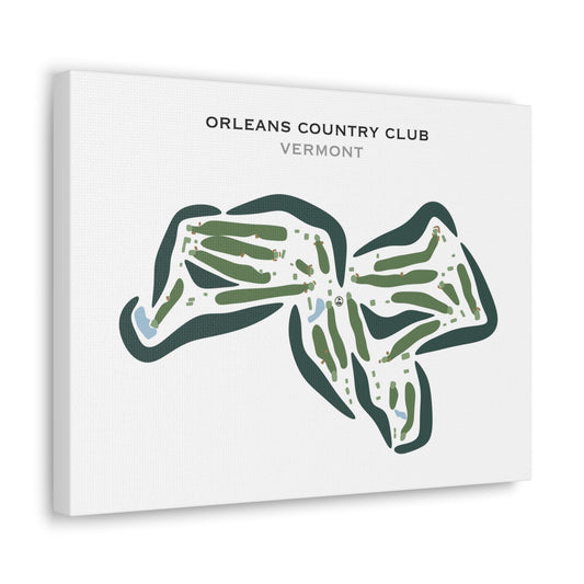 Orleans Country Club, Vermont - Printed Golf Courses