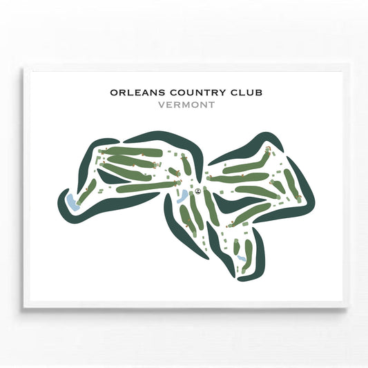 Orleans Country Club, Vermont - Printed Golf Courses