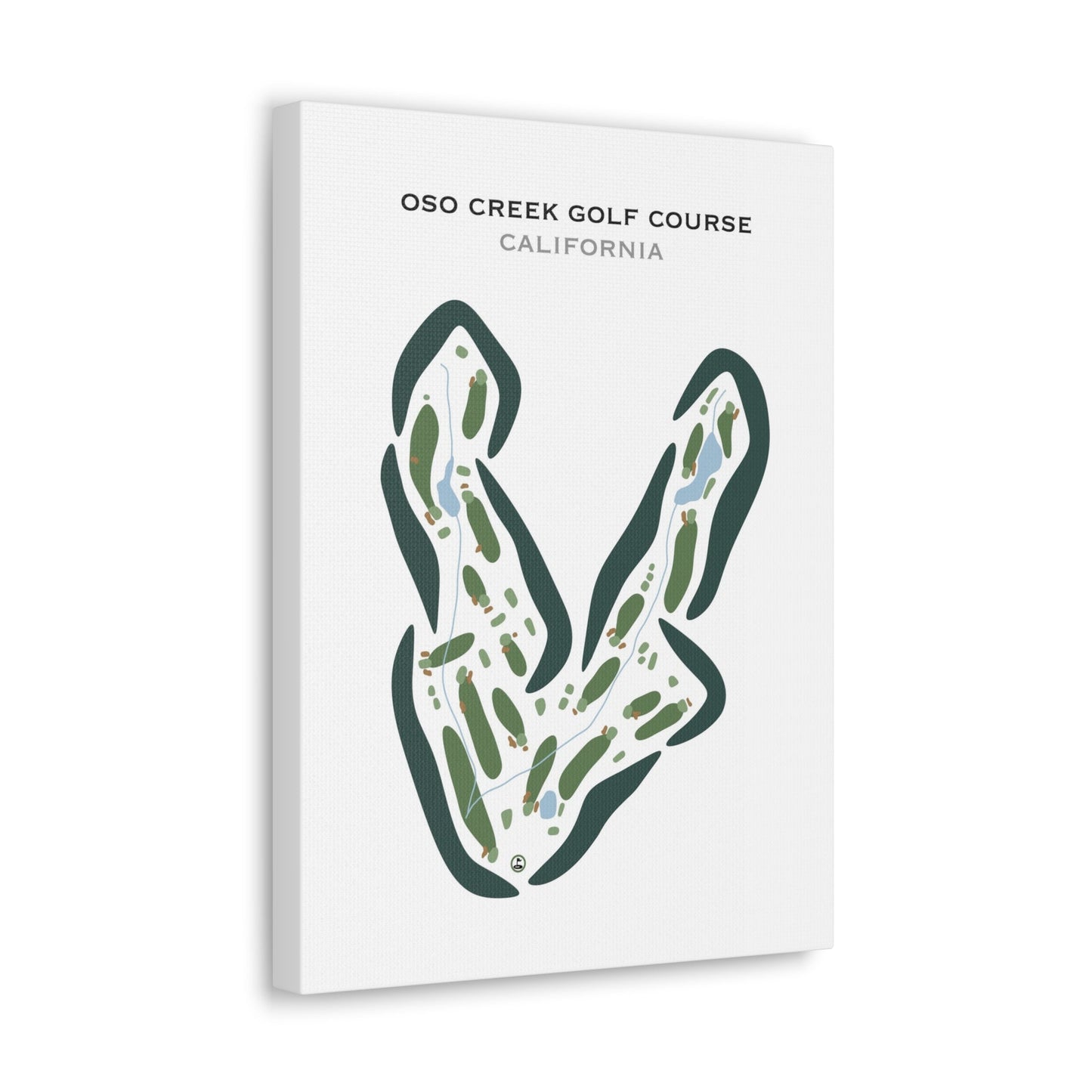 Oso Creek Golf Course, California - Printed Golf Courses