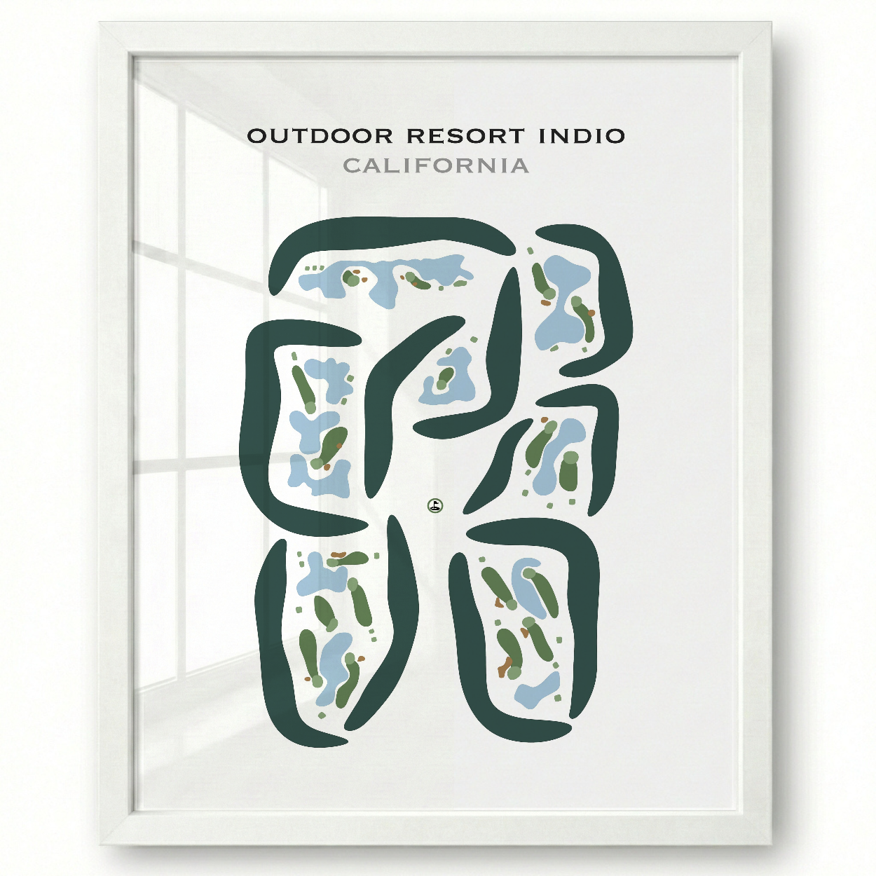 Outdoor Resort Indio, California - Printed Golf Courses