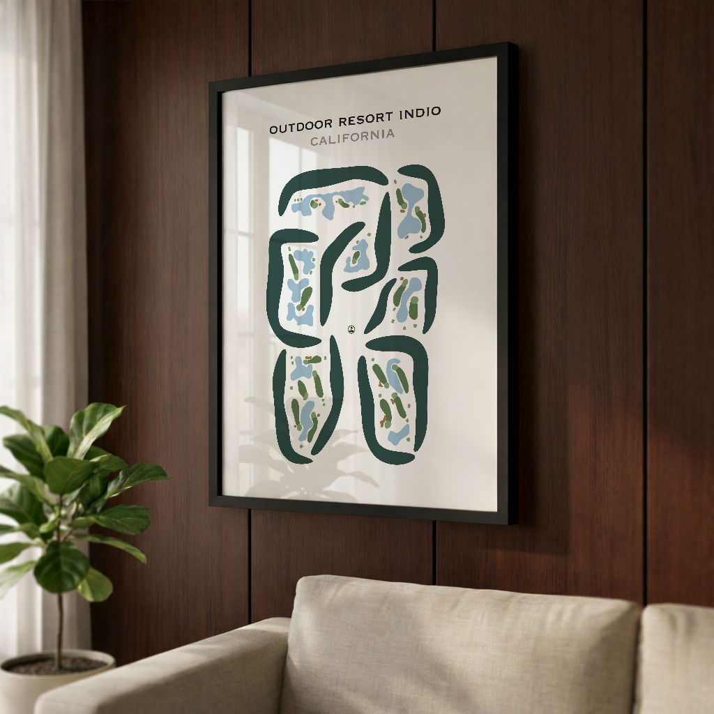 Outdoor Resort Indio, California - Printed Golf Courses