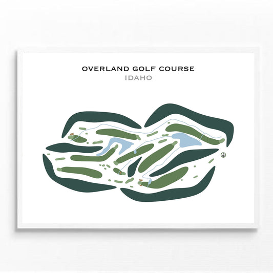 Overland Golf Course, Idaho - Printed Golf Courses