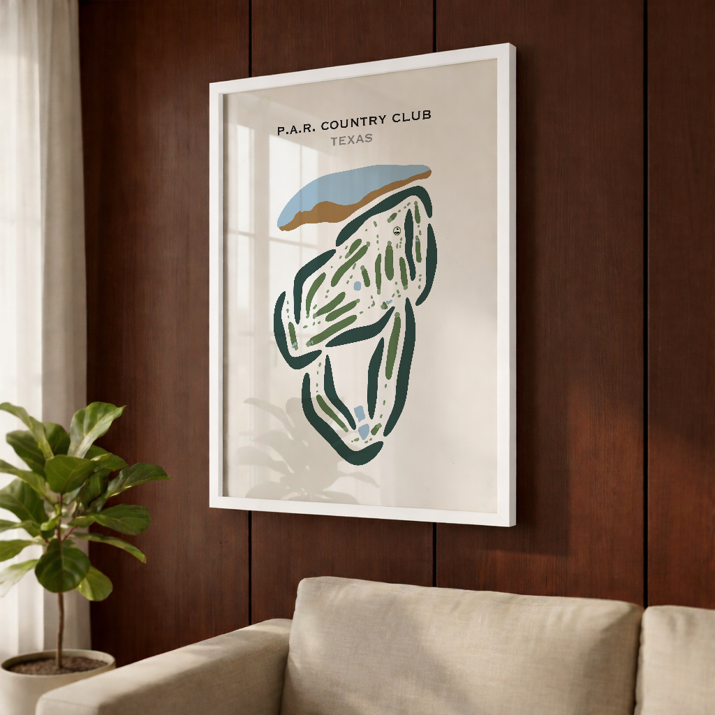 P.A.R. Country Club, Texas - Printed Golf Courses