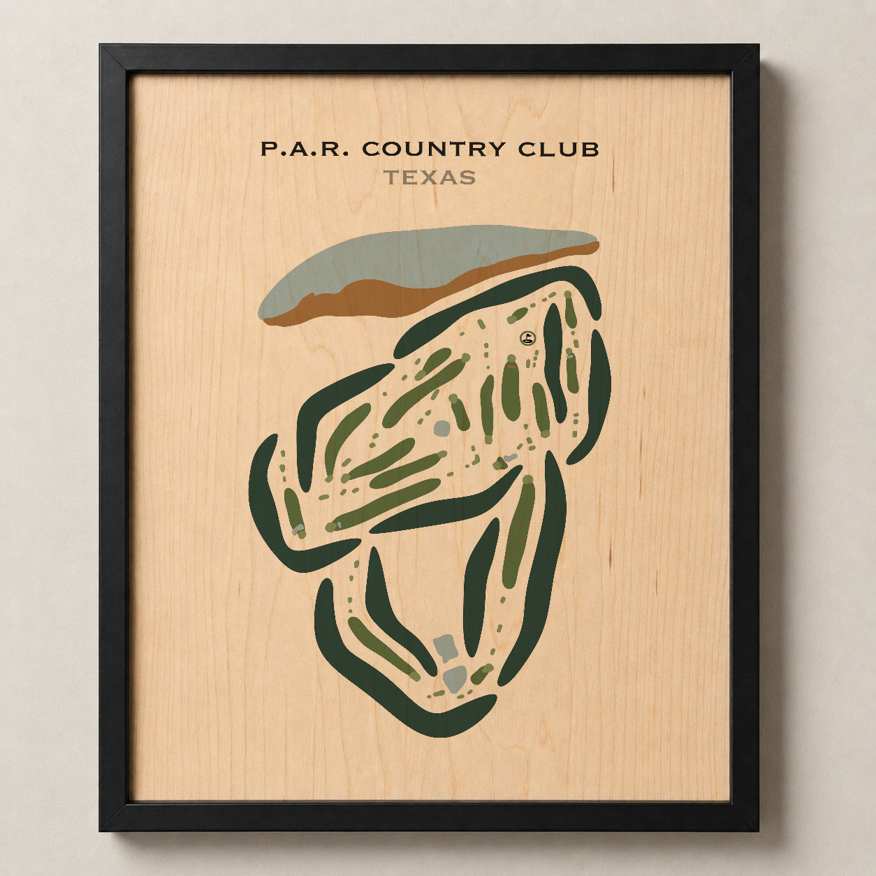 P.A.R. Country Club, Texas - Printed Golf Courses