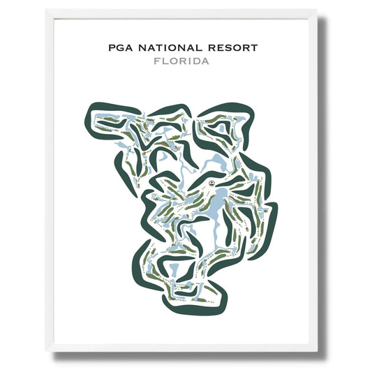 PGA National Resort, Palm Beach Gardens, Florida - Printed Golf Courses