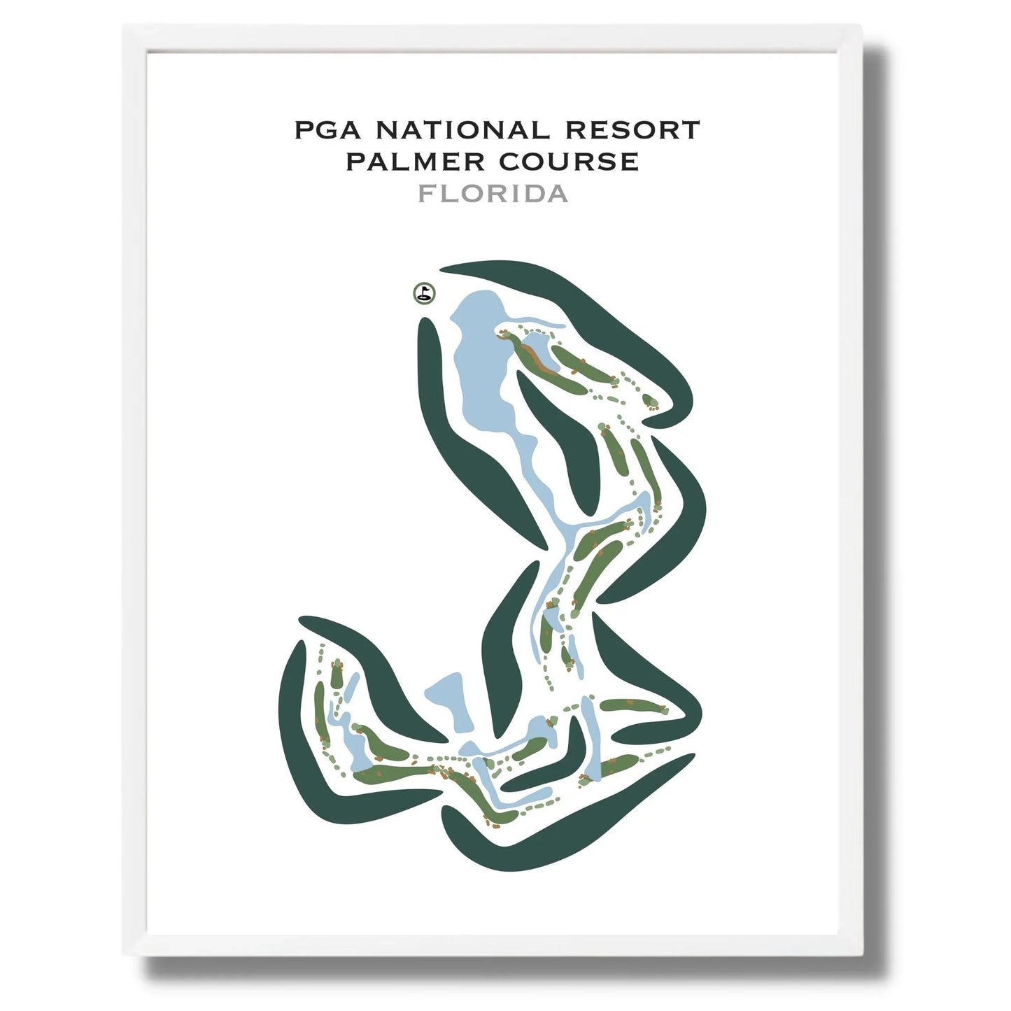 PGA National Resort, Palmer Course, Florida - Printed Golf Courses