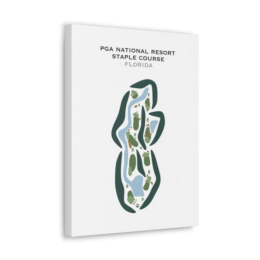 PGA National Resort, Staple Course, Florida - Printed Golf Courses