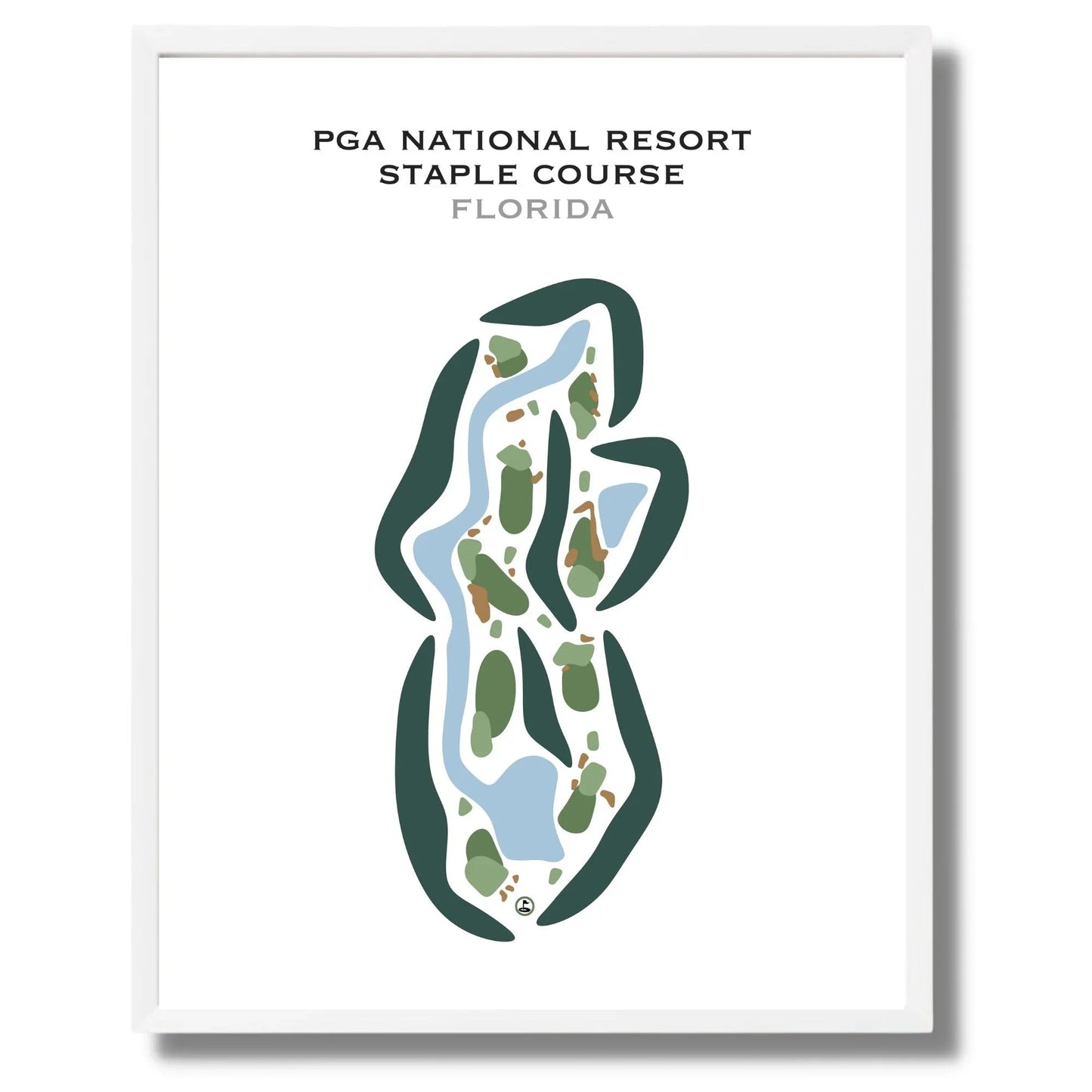 PGA National Resort, Staple Course, Florida - Printed Golf Courses
