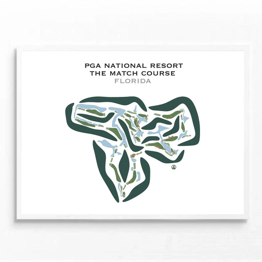 PGA National Resort, The Match Course, Florida - Printed Golf Courses