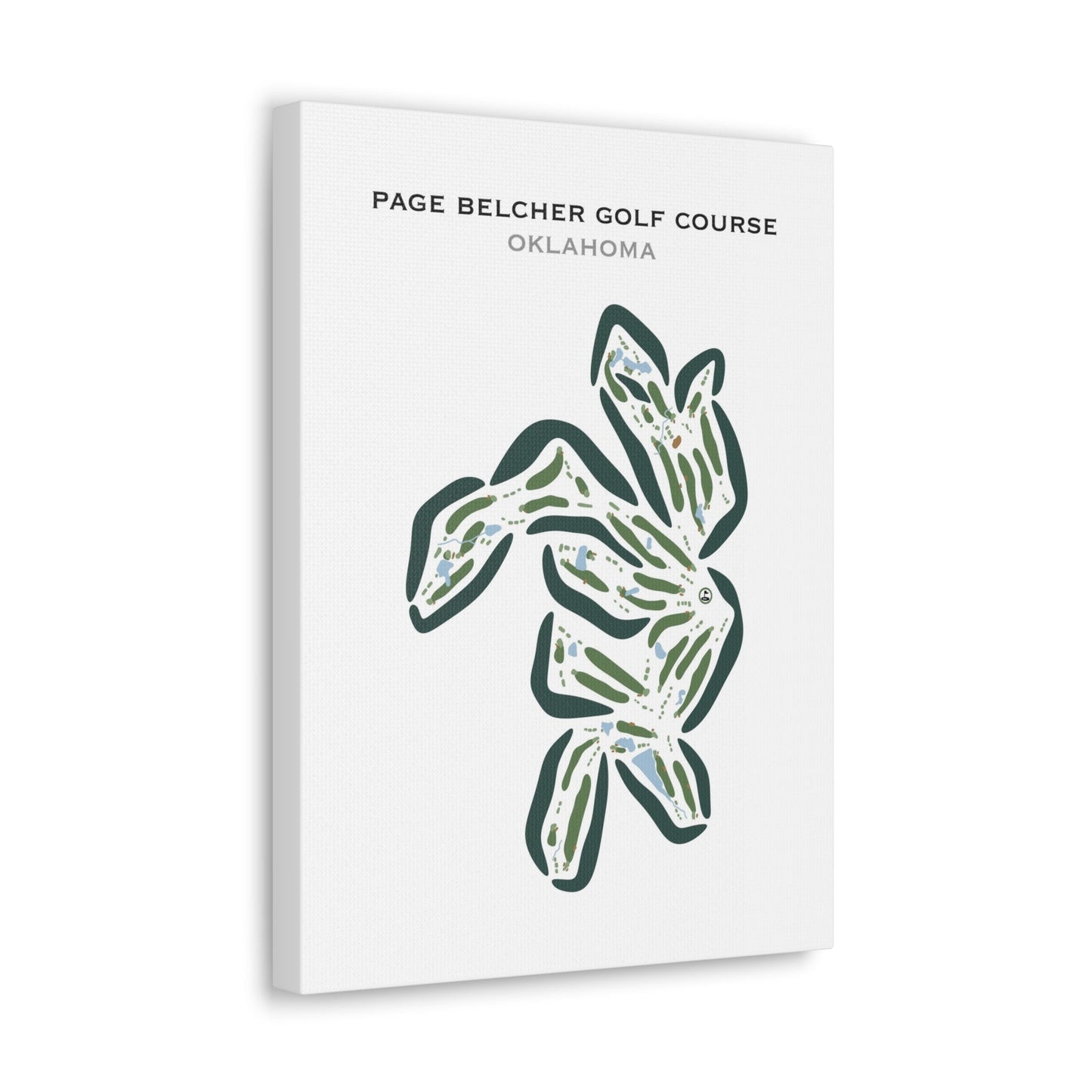 Page Belcher Golf Course, Oklahoma - Printed Golf Courses