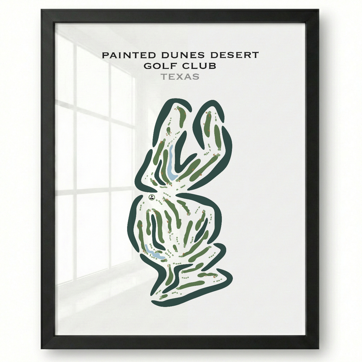 Painted Dunes Desert Golf Club, Texas - Printed Golf Courses
