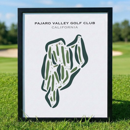 Pajaro Valley Golf Club, California - Printed Golf Courses