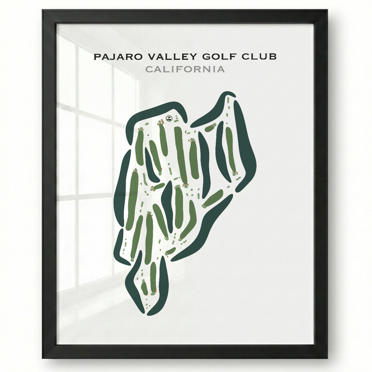 Pajaro Valley Golf Club, California - Printed Golf Courses