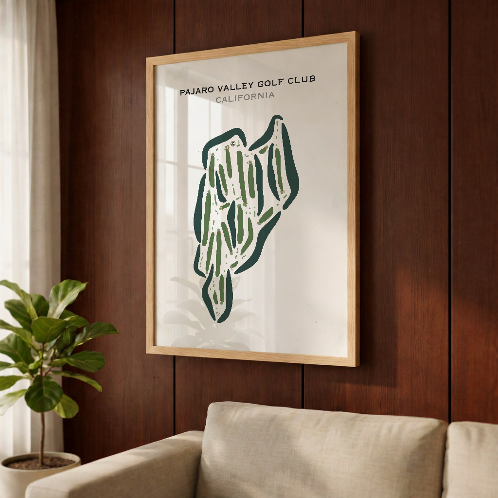 Pajaro Valley Golf Club, California - Printed Golf Courses