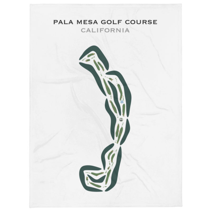 Pala Mesa Golf Course, California - Printed Golf Courses