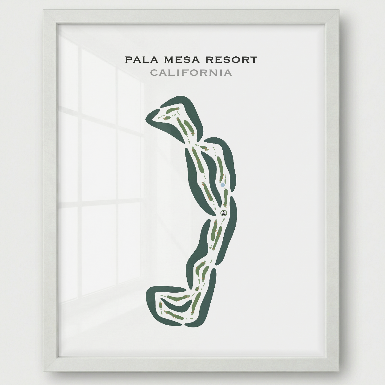Pala Mesa Resort, California - Printed Golf Courses