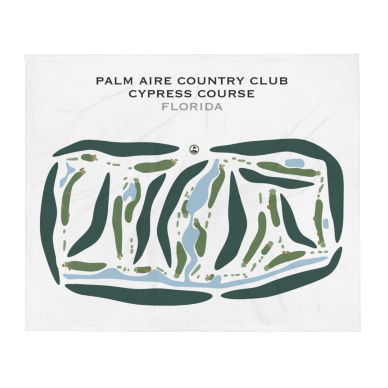 Palm Aire Country Club - Cypress Course, Florida - Printed Golf Courses