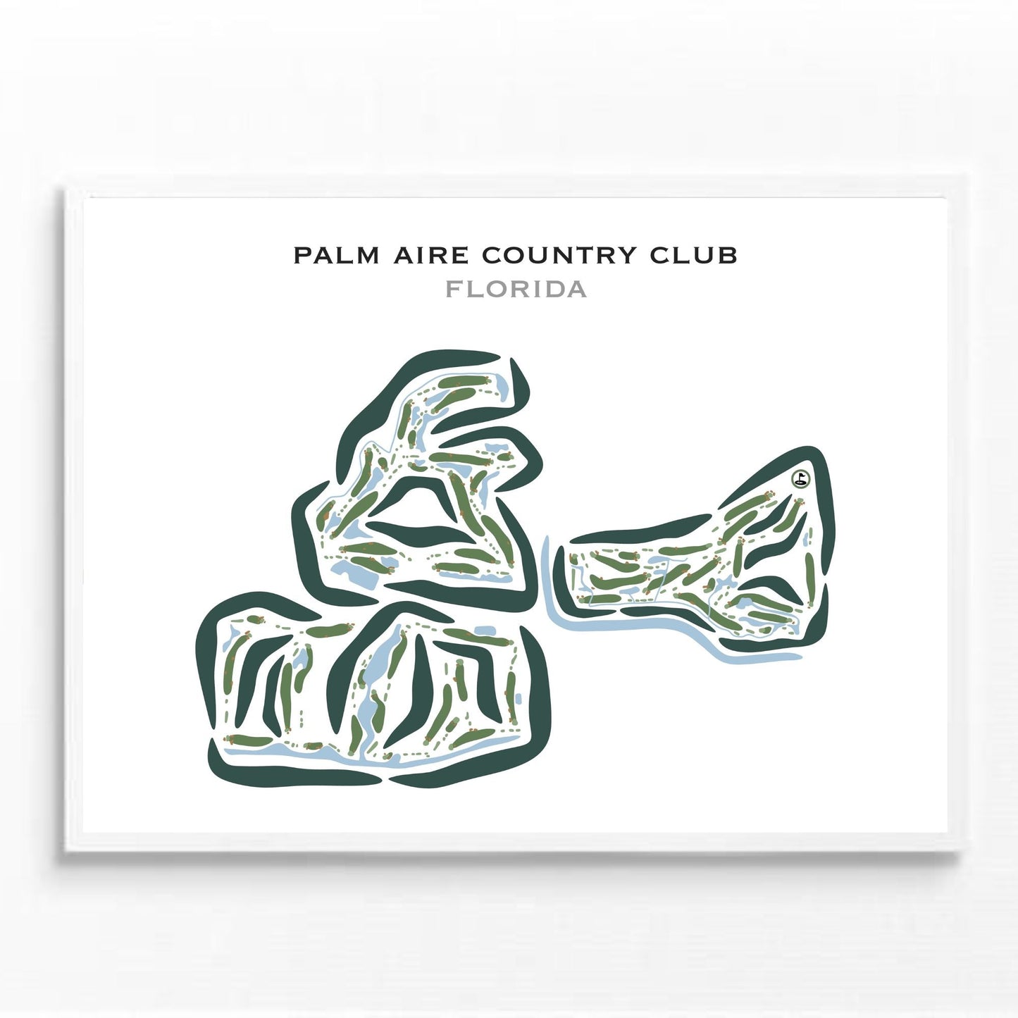 Palm Aire Country Club, Florida - Printed Golf Courses