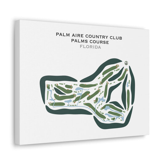 Palm Aire Country Club - Palms Course, Florida - Printed Golf Courses
