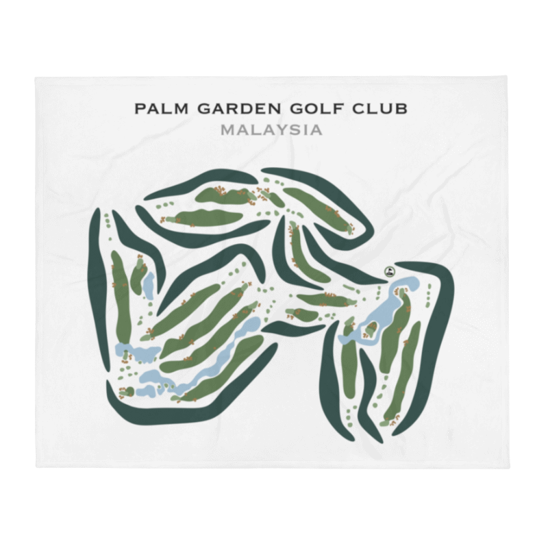 Palm Garden Golf Club, Malaysia - Printed Golf Courses