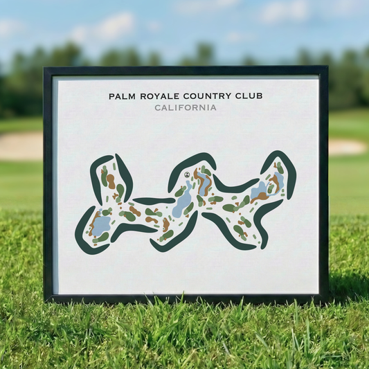Palm Royale Country Club, California - Printed Golf Courses