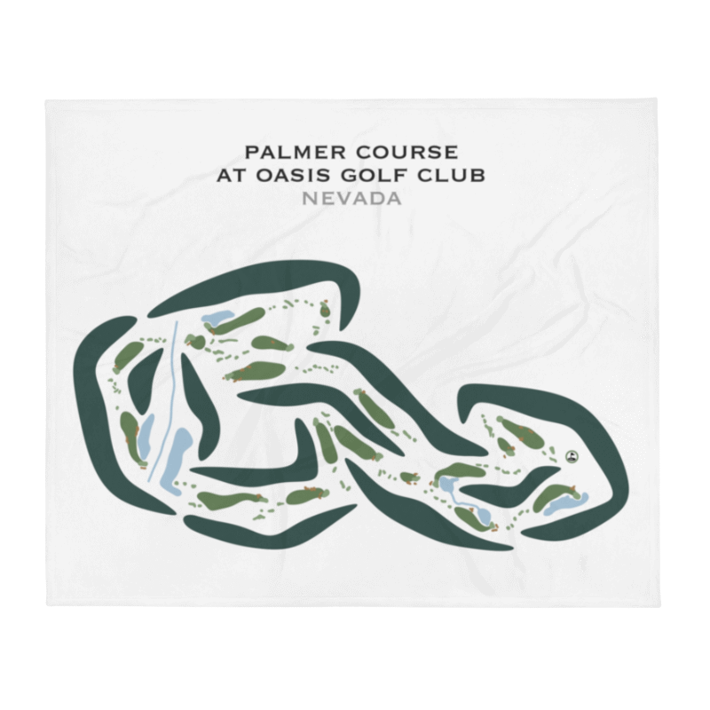 Palmer Course At Oasis Golf Club, Nevada - Printed Golf Courses
