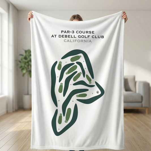 Par-3 Course at DeBell Golf Club, California - Printed Golf Courses
