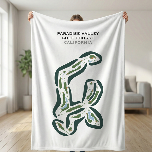 Paradise Valley Golf Course, California - Printed Golf Courses