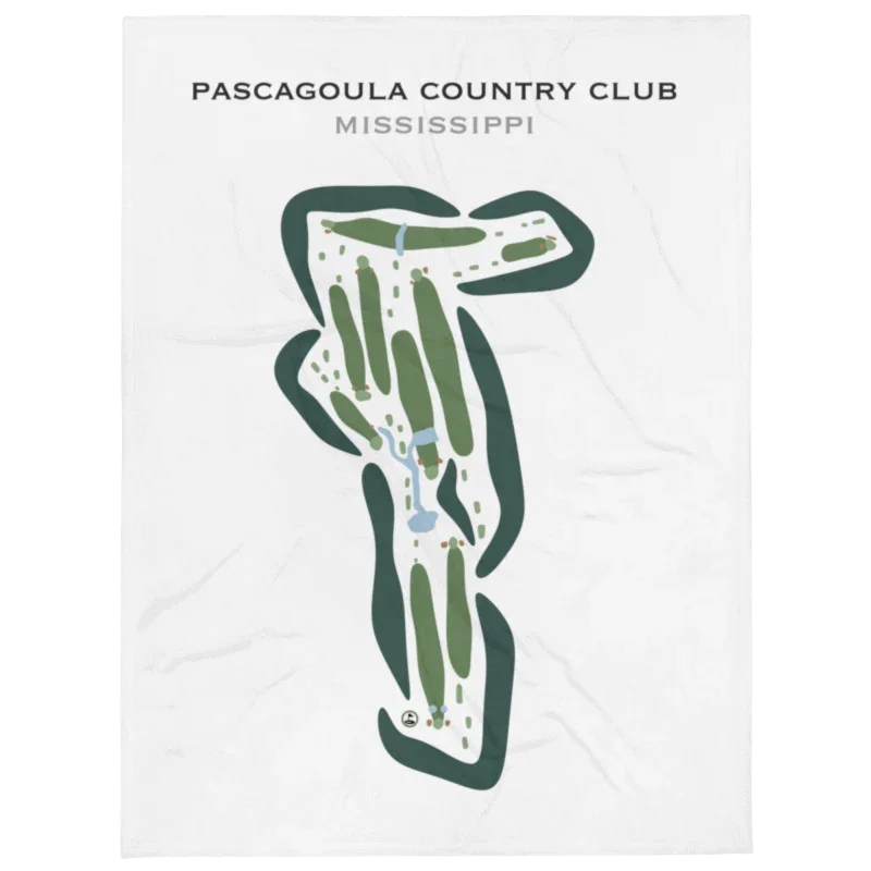 Pascagoula Country Club, Mississippi - Printed Golf Courses