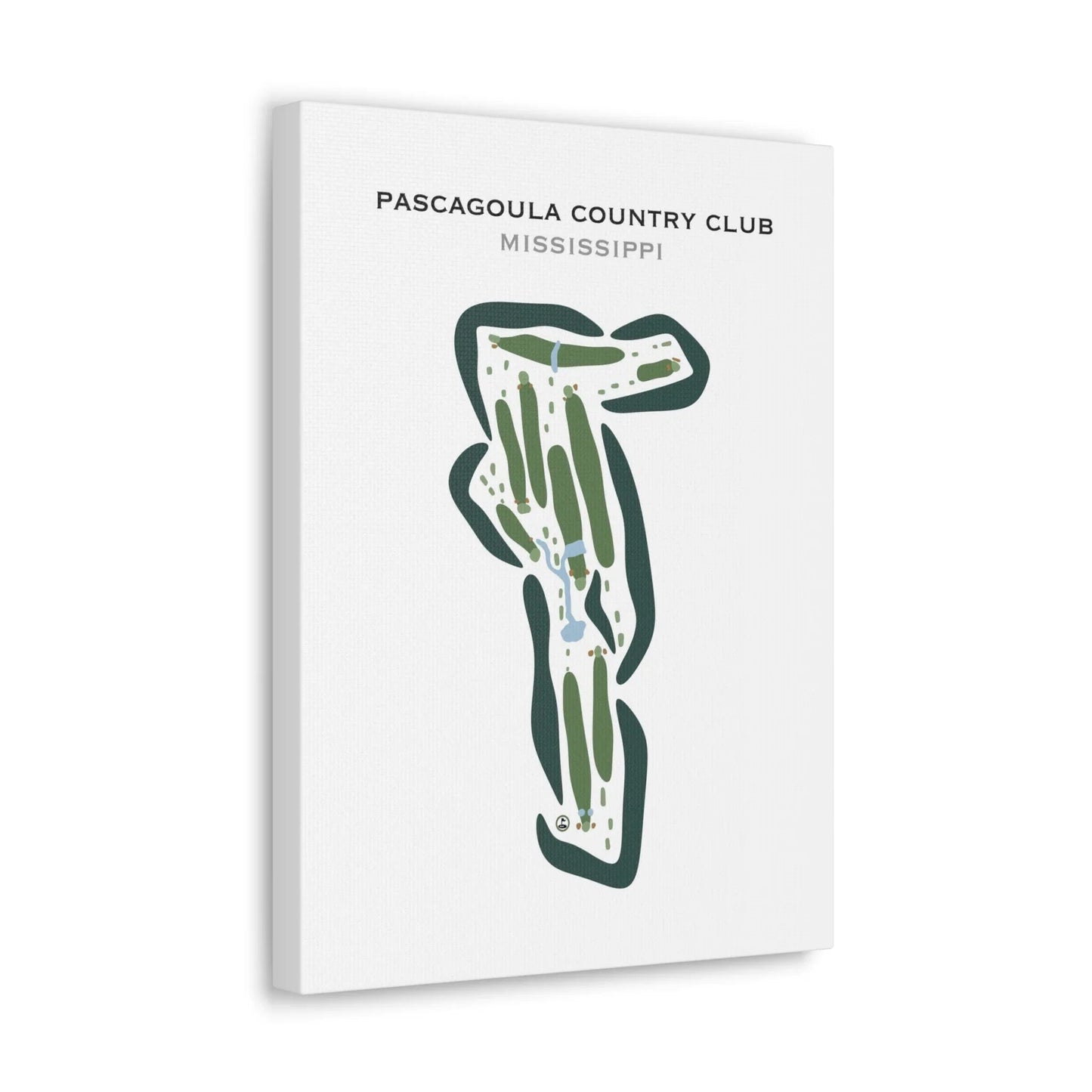 Pascagoula Country Club, Mississippi - Printed Golf Courses