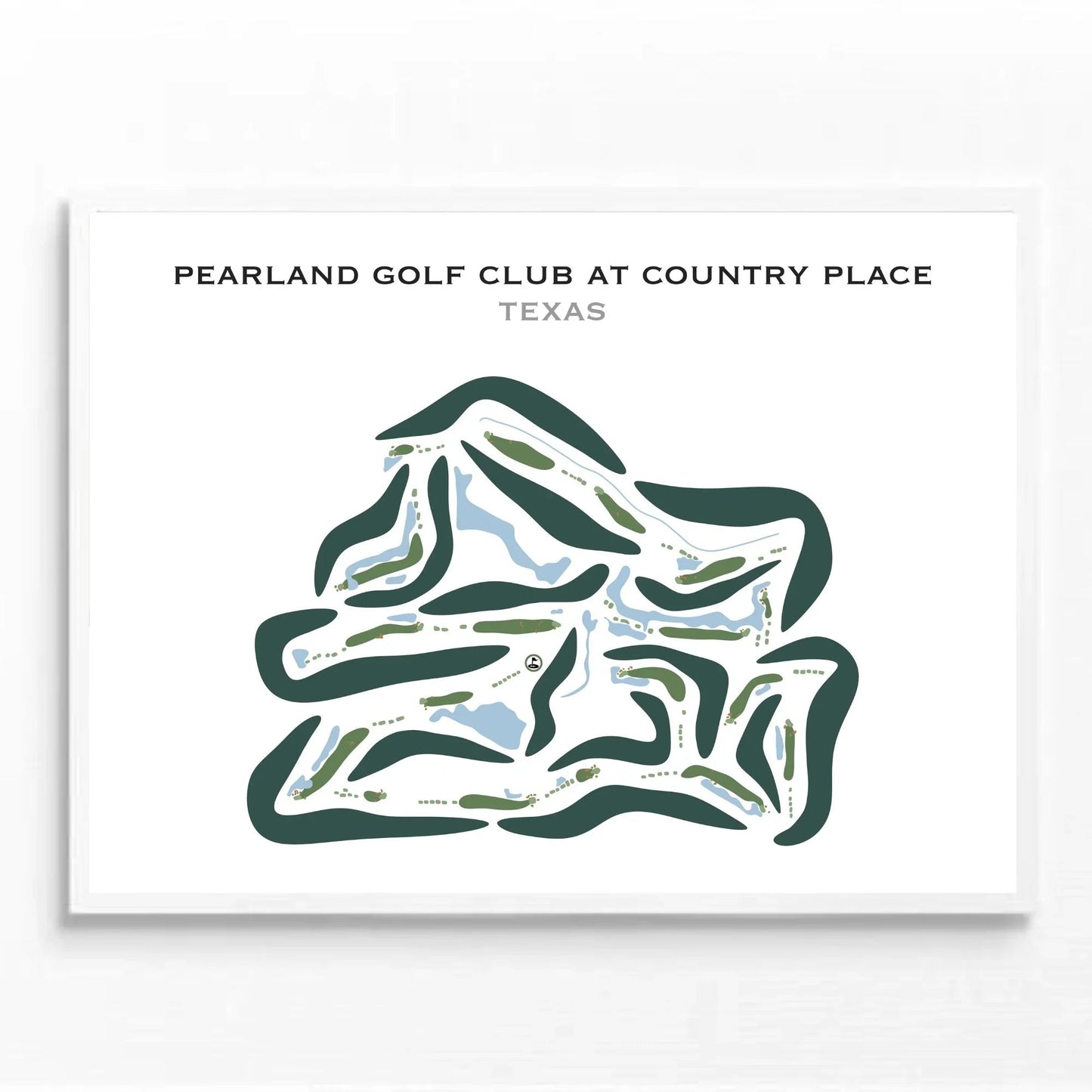Pearland Golf Club at Country Place, Texas - Printed Golf Courses