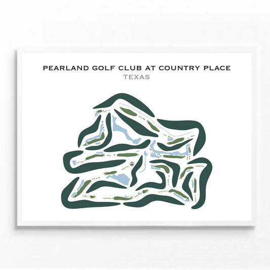 Pearland Golf Club at Country Place, Texas - Printed Golf Courses