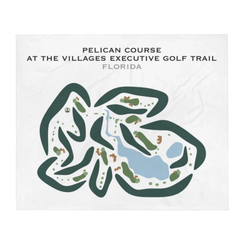 Pelican Course at The Villages Executive Golf Trail, Florida - Printed Golf Courses