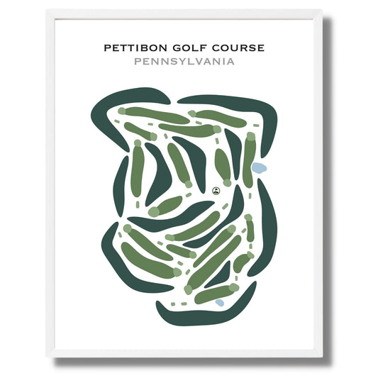 Pettibon Golf Course, Pennsylvania - Printed Golf Courses