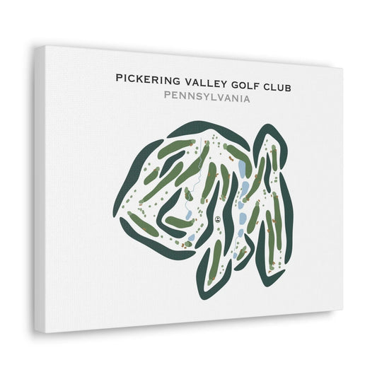Pickering Valley Golf Club, Pennsylvania - Printed Golf Courses