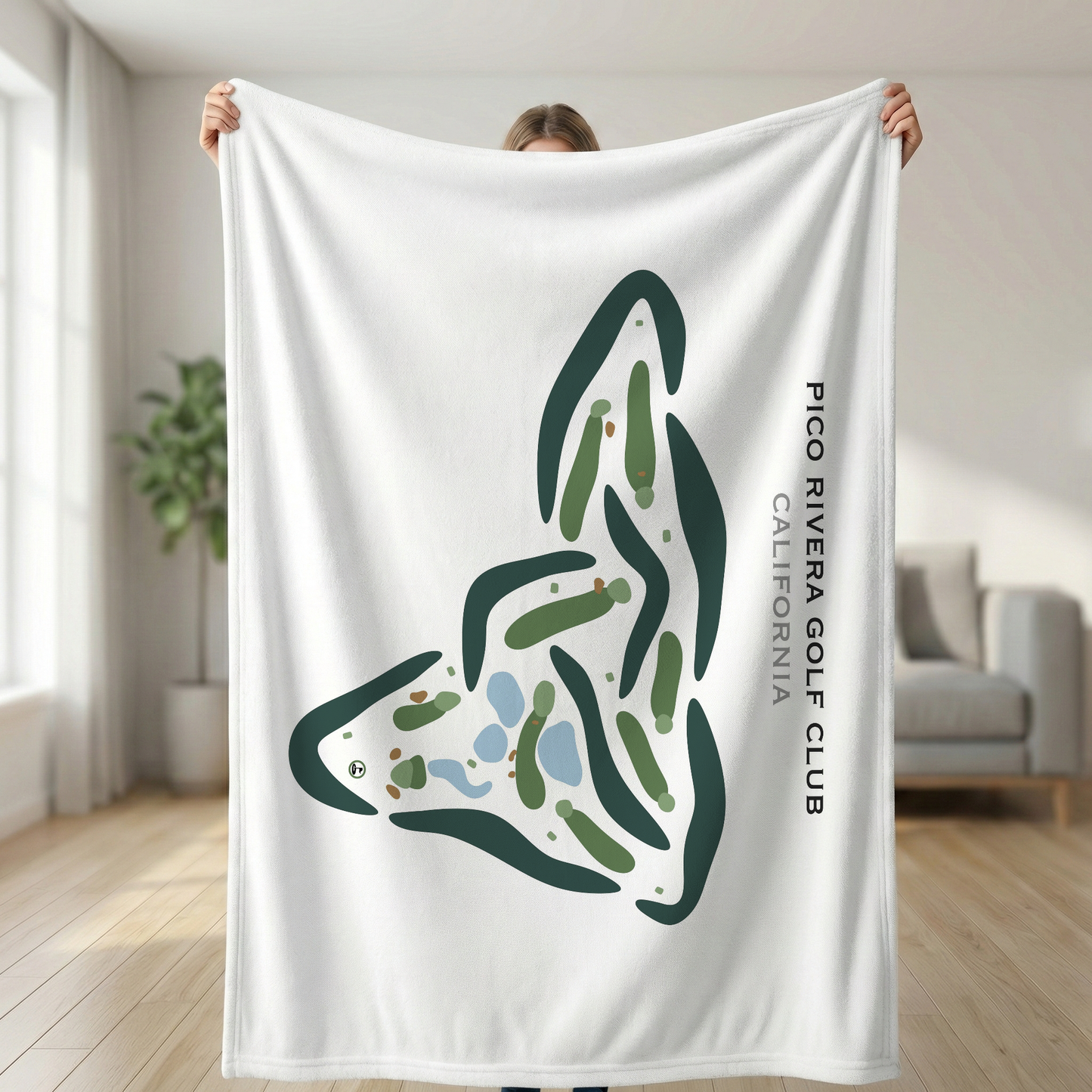 Pico Rivera Golf Club, California - Printed Golf Courses