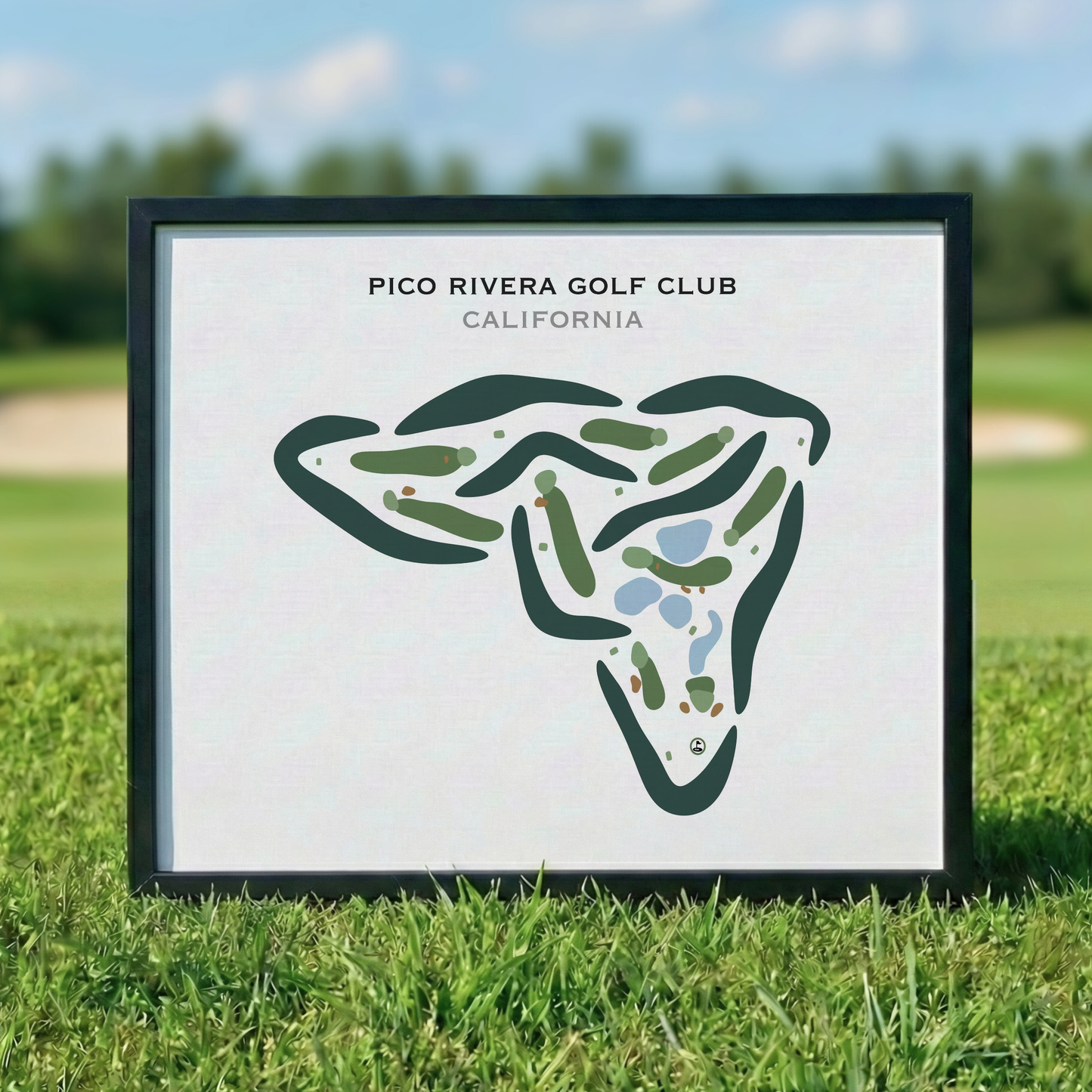 Pico Rivera Golf Club, California - Printed Golf Courses