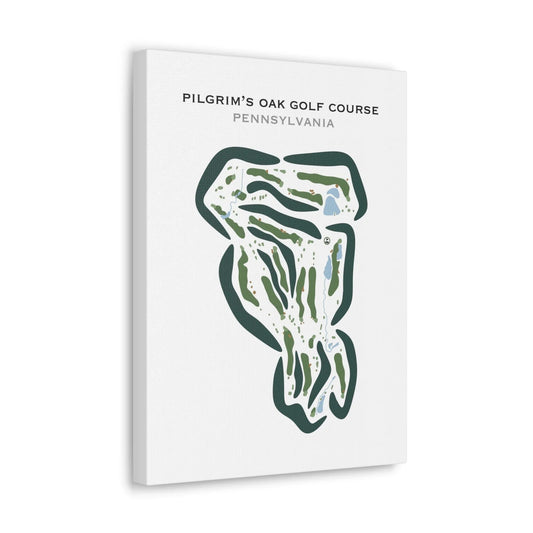 Pilgrim's Oak Golf Course, Pennsylvania - Printed Golf Courses