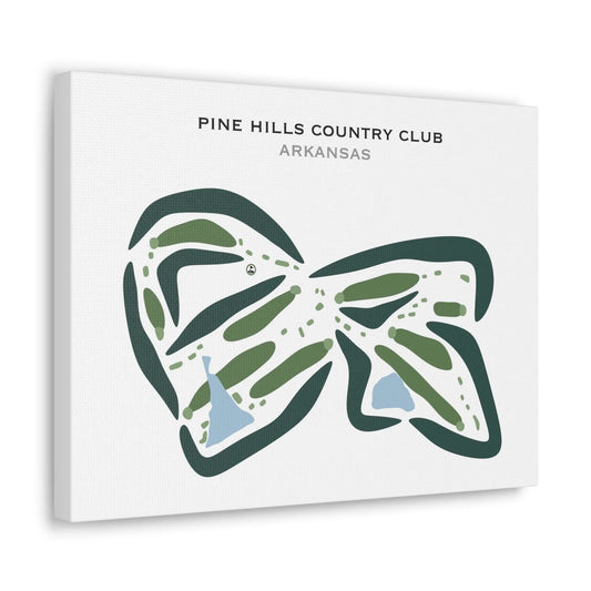 Pine Hills Country Club, Arkansas - Printed Golf Courses