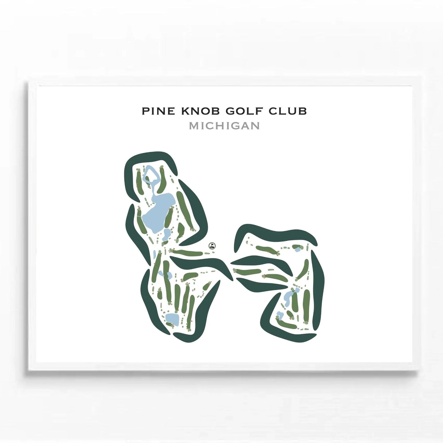 Pine Knob Golf Club, Michigan - Printed Golf Courses