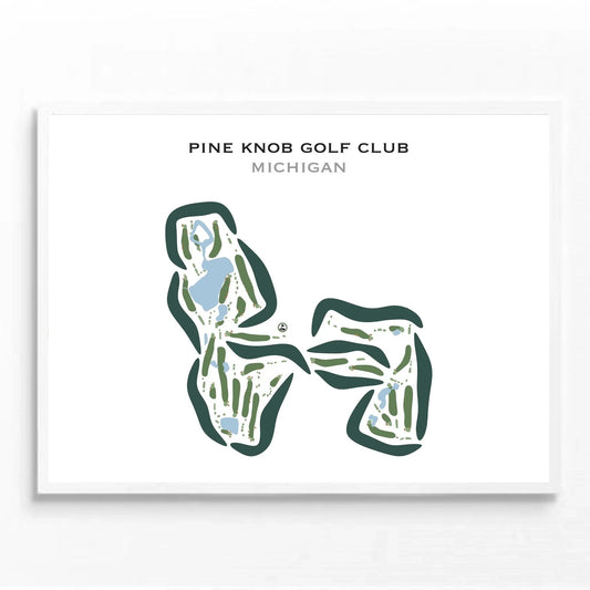Pine Knob Golf Club, Michigan - Printed Golf Courses